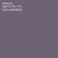 #706375 - Old Lavender Color Image